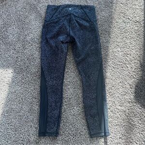 Lululemon Black Speckled High-Rise Leggings